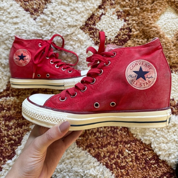 Converse Shoes - Converse Wedge Hidden Heel Chuck Taylor All Star Women’s Size 8
